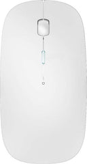 YONO Draadloze Muis met Bluetooth - Oplaadbaar - Geschikt voor Laptop, PC en Mac - Wit