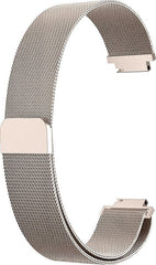 YONO Bandje geschikt voor Fitbit Inspire - HR - 2 - Milanees - Champagne - Small