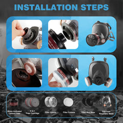YONO Adembeschermingsmasker - Gasmasker met Nuclear Filter