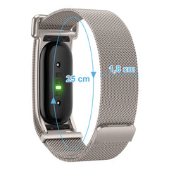 YONO Bandje geschikt voor Google Fitbit Air - Milanese - Champagne