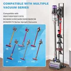 YONO Stofzuigerstandaard Universeel geschikt voor Dyson V8, V10, V11, V15, V16 - Houder Stofzuiger en Accessoires - Zwart