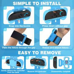 YONO Polsband Set - Geschikt voor Nintendo Switch 2 Joy-Con Controller - 2 Stuks