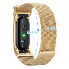 YONO Bandje geschikt voor Google Fitbit Air - Milanese - Goud