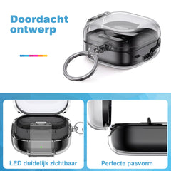 YONO Hoesje geschikt voor Samsung Galaxy Buds 4 / 4 Pro - Transparant