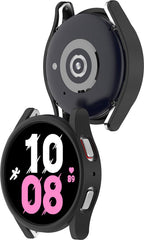 YONO Bumper geschikt voor Galaxy Watch 5 (44 mm) - Hoesje - Full Cover Case - Zwart