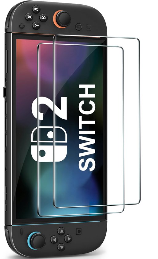 YONO Screen Protector Set geschikt voor Nintendo Switch 2 - Gehard Glas - Bescherming Accessoires - 2 stuks