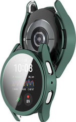 YONO Hoesje geschikt voor Samsung Galaxy Watch 7 - 44mm - Screenprotector - TPU - Groen