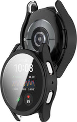 YONO Hoesje geschikt voor Samsung Galaxy Watch 7 - 40mm - Screenprotector - TPU - Zwart