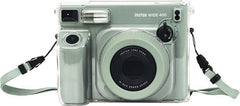 YONO Case geschikt voor Fujifilm Instax Wide 400 - Bescherm Hoes met Draagriem - Transparant