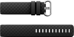 YONO Bandje geschikt voor Fitbit Charge 4/3 – Siliconen – Zwart – Large