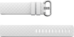 YONO Bandje geschikt voor Fitbit Charge 4/3 – Siliconen – Wit – Small