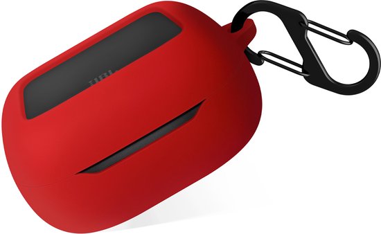 YONO Soft Case geschikt voor JBL Live Beam 3 / Buds 3 / Flex 3 - Siliconen Hoesje - Rood