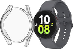 YONO Screen Protector Bumper geschikt voor Galaxy Watch 5 (40 mm) - Full Cover Case - Hoesje - Transparant