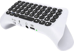 YONO Toetsenbord geschikt voor PS5 Controller - Bluetooth Qwerty Keyboard - Accessoires voor Playstation 5 - Wit