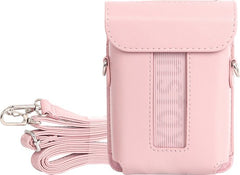 YONO Hoesje geschikt voor Fujifilm Instax Link 3 - Case met Draagriem - Opbergtasje - Roze