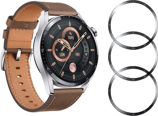 YONO Screen Protector Set geschikt voor Huawei Watch GT 3 - 46mm - 3 stuks