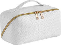 YONO Reis Make Up Tas - Toilettas Etui - Cosmetica Tas - Beauty Case Organizer - Large - Wit