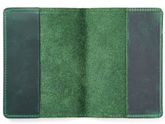 YONO Paspoort Hoesje Nederland Leer - Houder Cover Mapje - Donkergroen