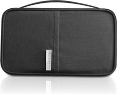 YONO Reis Portemonnee met Paspoort Houder - Documenten Organizer Hoesje - Kaarthouder Pasjes Tasje - Zwart