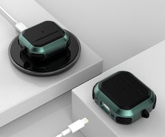 YONO Hoesje geschikt voor Airpods Pro 1/2 – Armor Hard Case – Rood