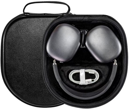 YONO Hard Case geschikt voor Airpods Max - Koptelefoon Hoes - Beschermhoes - Zwart