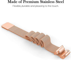 YONO Bandje geschikt voor Fitbit Inspire/HR/2 - Milanees - Rose Gold - Large