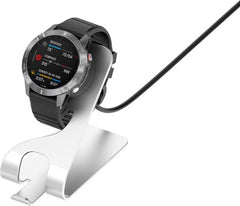 YONO Oplader Dock Geschikt voor Garmin Venu 2 / Fenix 7 6 5 / Vivoactive 4 3 / Approach S62 – Oplaadstation - Zilver