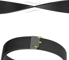 YONO Bandje geschikt voor Fitbit Inspire/HR/2 - Milanees - Zwart – Small