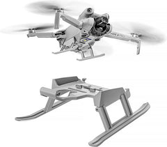 YONO Landingsgestel geschikt voor DJI Mini 4 Pro - Landing Gear Accessoires Opvouwbaar - Lichtgrijs