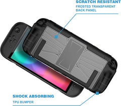 YONO Grip Case geschikt voor Nintendo Switch 2 - Ergonomische Cover met Standaard - Zwart