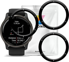 YONO Screen Protector Set geschikt voor Garmin Venu 2 - Volledige Scherm Bescherming - 3 stuks