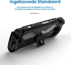 YONO Grip Case geschikt voor ASUS ROG Ally - Ryzen Z1 Extreme - Bescherm Hoesje met Standaard - Zwart