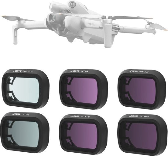 YONO Filter Set geschikt voor DJI Mini 4 Pro - Cpl - Uv - ND8 16 32 64 - Accessoires
