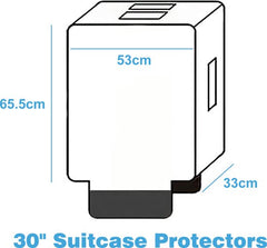 YONO Kofferhoes Transparant - Koffer Beschermhoes - XL