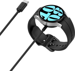 YONO Oplaadkabel geschikt voor Samsung Galaxy Watch - USB C Oplader - Watch 7 - 7 Ultra - 6 - Classic - 5 - Pro - 4 - 3 - Active 1 2 - Charger - 1 Meter