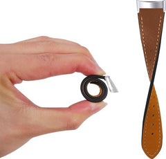 YONO Leer Bandje geschikt voor Fitbit Charge 5 / 6 - Vervangende Lederen Armband - Bruin