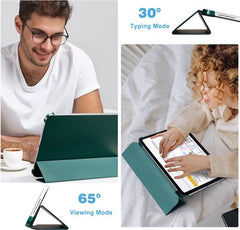 YONO Hoes geschikt voor iPad 10e Generatie - 2022 - 10.9 inch - Case Cover - Tablet Hoesje - Donkergroen