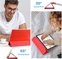 YONO Hoes geschikt voor iPad 10e Generatie - 2022 - 10.9 inch - Case Cover - Tablet Hoesje - Rood