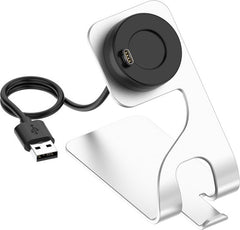 YONO Oplader Dock Geschikt voor Garmin Venu 2 / Fenix 7 6 5 / Vivoactive 4 3 / Approach S62 – Oplaadstation - Zilver
