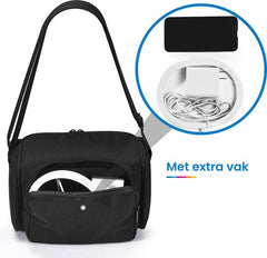 YONO Case geschikt voor Sonos Move / Move 2 - Bescherm Hoes met Draagriem - Zwart