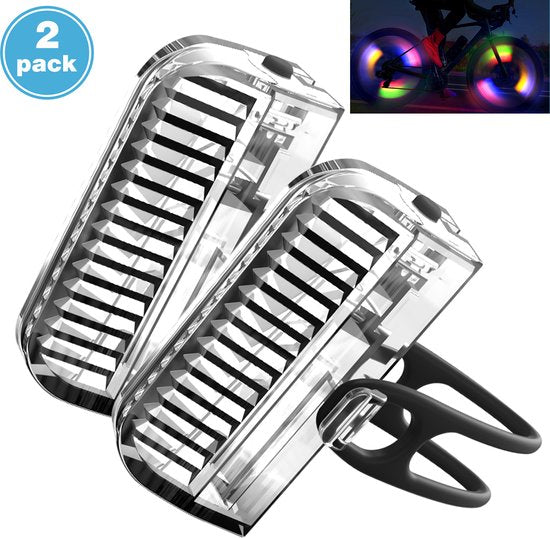 YONO Spaakverlichting Fiets - Spaakreflectoren Wielverlichting met Bewegingssensor - Fietswiel Verlichting - 2 Stuks