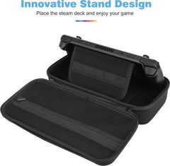 YONO Hard Case geschikt voor Valve Steam Deck - OLED - Siliconen Hoesje - Opbergtasje - Zwart