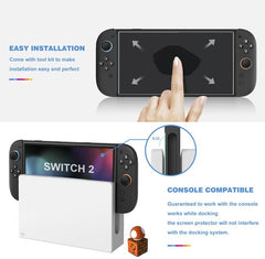YONO Screen Protector Set geschikt voor Nintendo Switch 2 - Gehard Glas - Bescherming Accessoires - 2 stuks