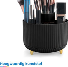 YONO Make Up Organizer - 360º Draaibaar M - Skincare Organizer - Parfum Houder - Zwart
