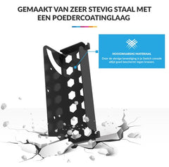 YONO Muurbeugel geschikt voor Nintendo Switch / Oled - Wall Mount Houder - Zwart