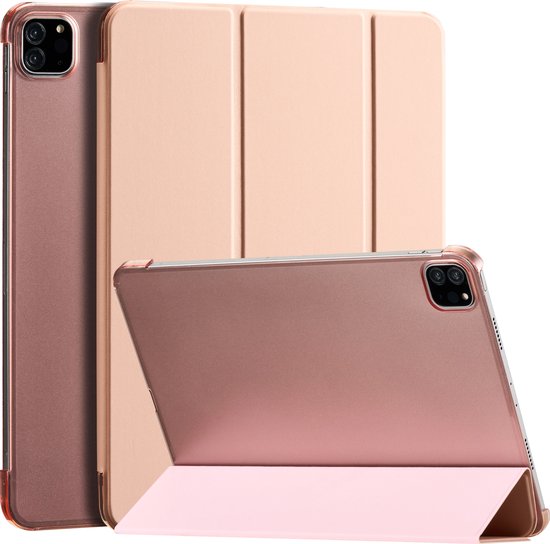YONO Hoes geschikt voor iPad Air 2024 - 11 Inch - iPad Pro 2022 - 2021 - Case Cover - Tablet Hoesje - Roze