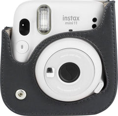 YONO Case geschikt voor Fujifilm Instax Mini 11 / 9 / 8 – Hoesje met Draagriem – Camera Tas - Zwart
