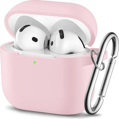 YONO Hoesje geschikt voor Airpods 4 - Case - Siliconen - Roze