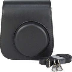YONO Case geschikt voor Fujifilm Instax Mini 11 / 9 / 8 – Hoesje met Draagriem – Camera Tas - Zwart
