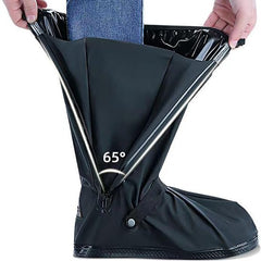 YONO Overschoenen Waterdicht met Ritssluiting - Regenschoenen Fiets - Schoenovertrekken Herbruikbaar - Schoenhoesjes - Maat 38-39